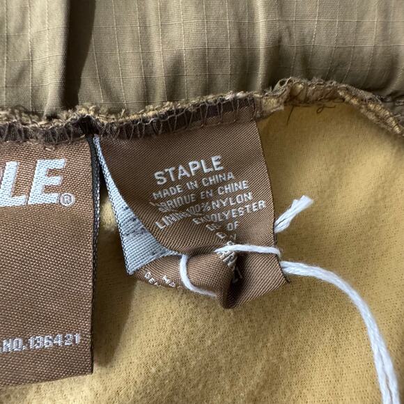 Staple Men's Tech Cargo Pants Khaki Size XL NWT - Picture 7 of 10